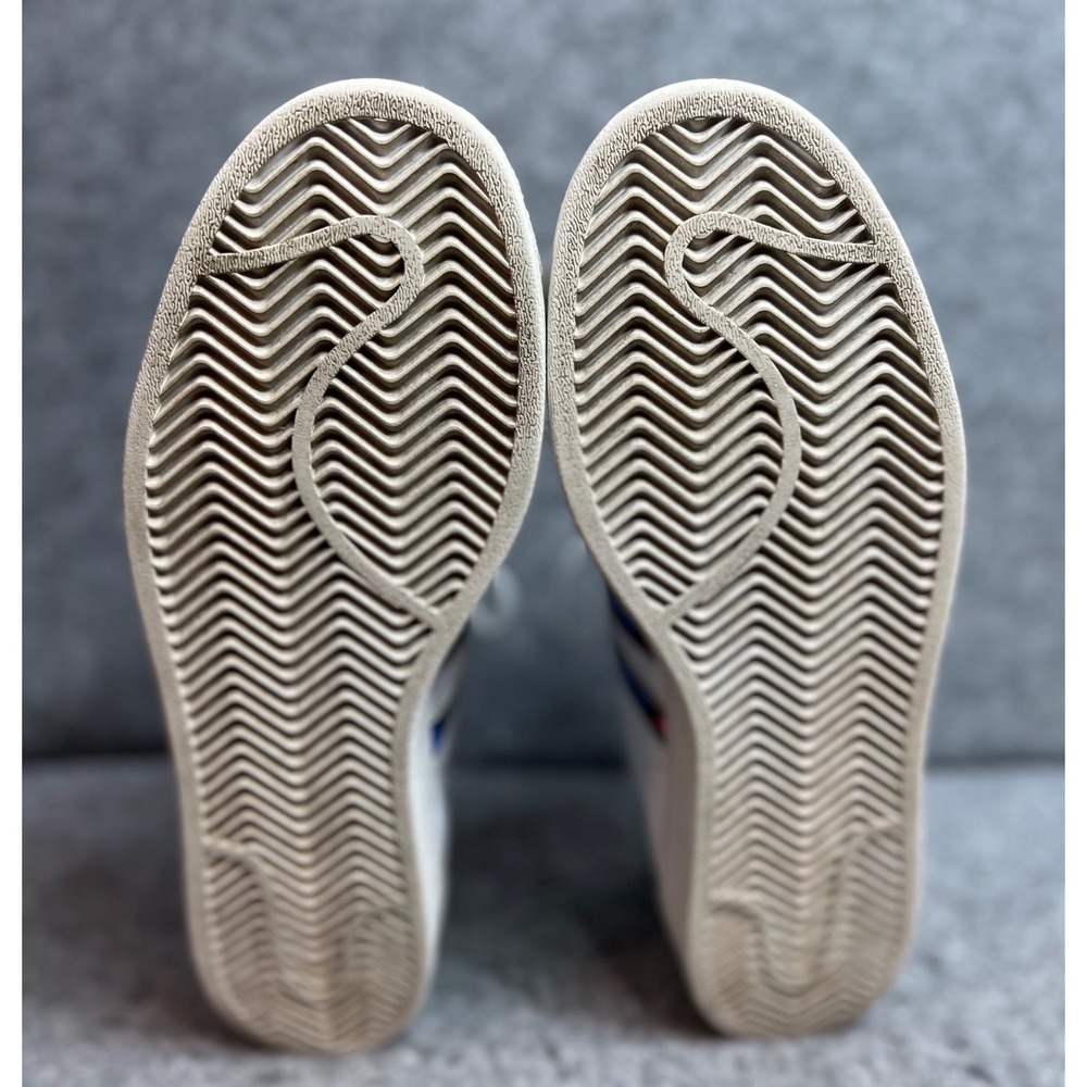 Adidas Superstar White Blue Pink Camo Graphic Low Top Sneakers Mens 9.5 - Picture 8 of 8